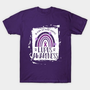 In May We Wear Purple Retro Lupus Awareness Month T-Shirt